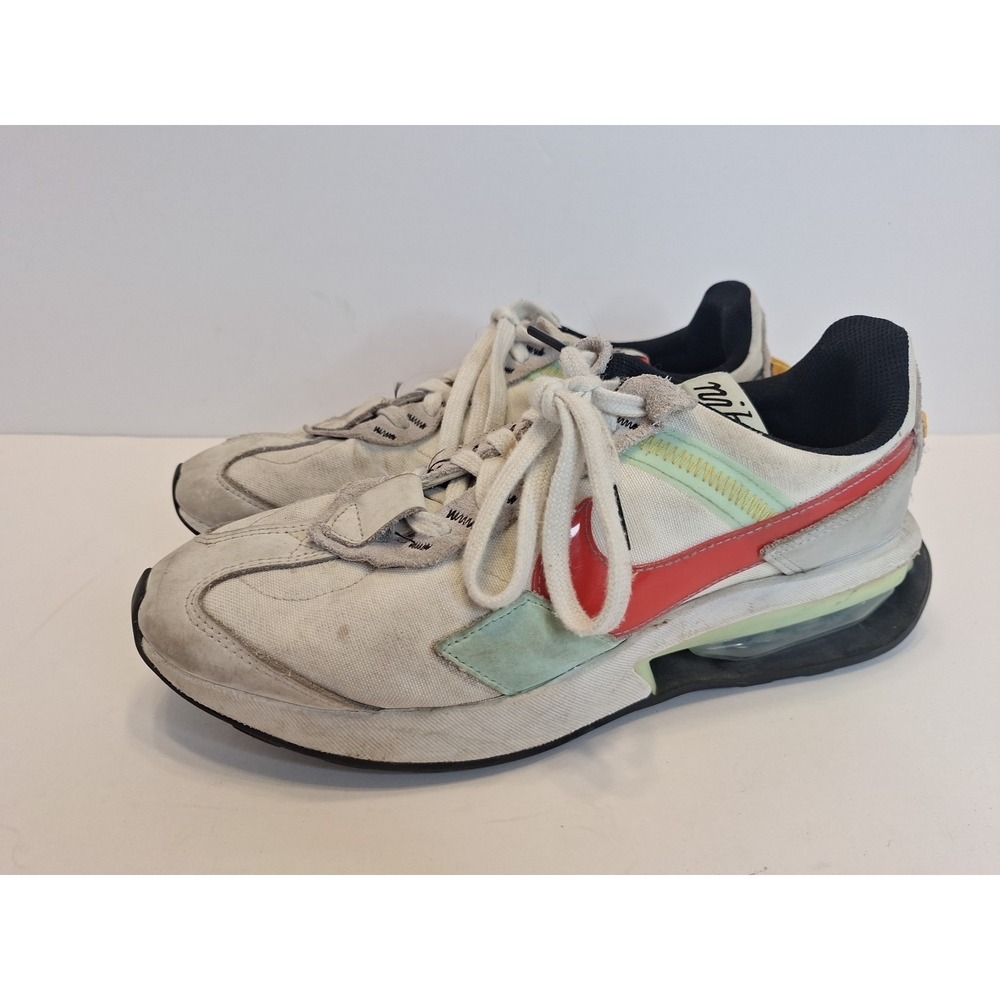 Nike Air Max Pre-Day Mens Size 9 White Red Athletic Shoes Sneakers DV2211-100‎